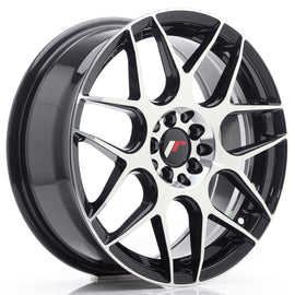 Cerchio in Lega JAPAN RACING JR18 17x7 ET40 5x100/114 Gloss Black Machined Face