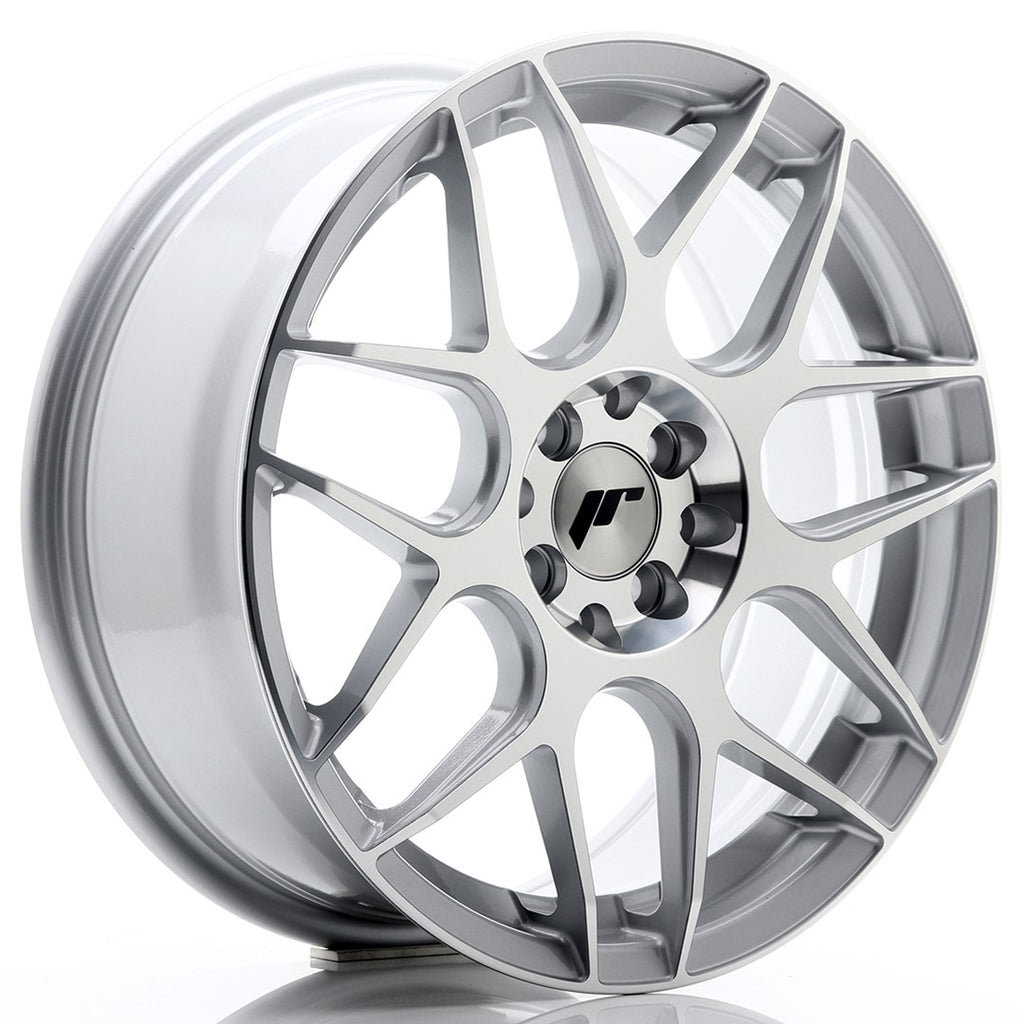 Cerchio in Lega JAPAN RACING JR18 17x7 ET40 5x100/114 Silver Machined