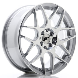 Cerchio in Lega JAPAN RACING JR18 17x7 ET40 5x100/114 Silver Machined Face