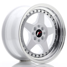 Load image into Gallery viewer, Cerchio in Lega JAPAN RACING JR6 16x8 ET25 4x100/108 White w/Machined Lip