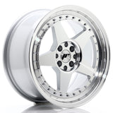 Cerchio in Lega JAPAN RACING JR6 17x8 ET35 4x100/114 Silver Machined Face