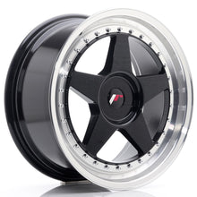Carica l&#39;immagine nel visualizzatore di Gallery, Cerchio in Lega JAPAN RACING JR6 18x8.5 ET20-40 con foratura su misura Gloss Black w/ Machined Lip