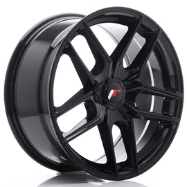 Cerchio in Lega JAPAN RACING JR25 18x8,5 ET20-40 5H con foratura su misura Gloss Black