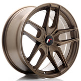 Cerchio in Lega JAPAN RACING JR25 18x8.5 ET20-40 5H con foratura su misura Bronze