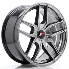 Load image into Gallery viewer, Cerchio in Lega JAPAN RACING JR25 18x8,5 ET20-40 5H con foratura su misura Hyper Black