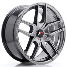 Cerchio in Lega JAPAN RACING JR25 18x8,5 ET20-40 5H con foratura su misura Hyper Black