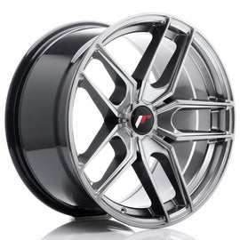 Cerchio in Lega JAPAN RACING JR25 18x9.5 ET20-40 5H con foratura su misura Hyper Black
