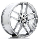 Cerchio in Lega JAPAN RACING JR25 19x8.5 ET35 5x120 Silver Machined Face