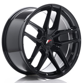 Cerchio in Lega JAPAN RACING JR25 19x9,5 ET20-40 5H con foratura su misura Gloss Black