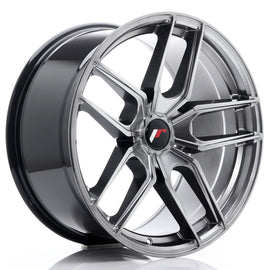 Cerchio in Lega JAPAN RACING JR25 19x9,5 ET20-40 5H con foratura su misura Hyper Black