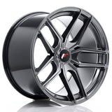 Cerchio in Lega JAPAN RACING JR25 19x11 ET20-40 5H con foratura su misura Hyper Black