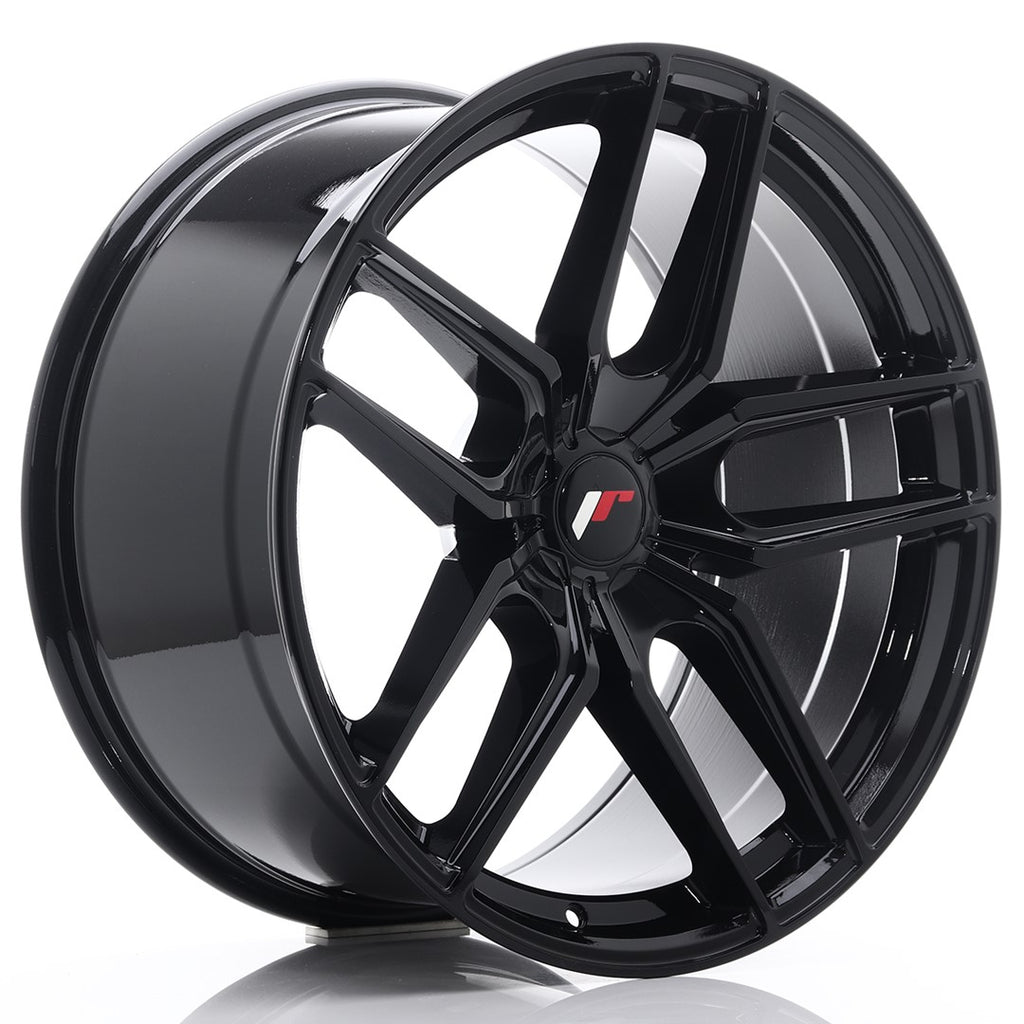 Cerchio in Lega JAPAN RACING JR25 20x10 ET20-40 5H con foratura su misura Gloss Black