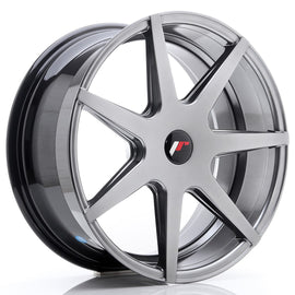 Cerchio in Lega JAPAN RACING JR20 19x8,5 ET20-40 con foratura su misura Hyper Black