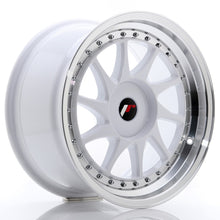 Load image into Gallery viewer, Cerchio in Lega JAPAN RACING JR26 17x9 ET20-35 con foratura su misura White w/Machined Lip