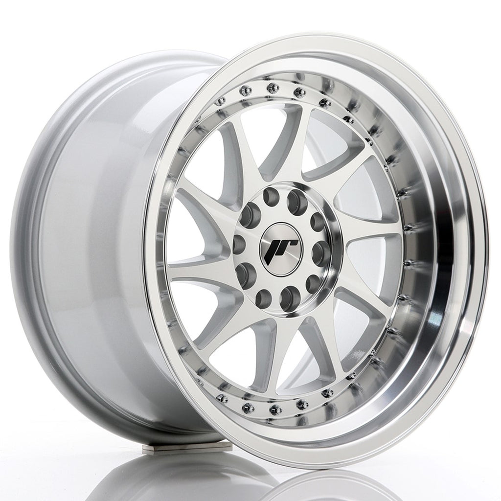 Cerchio in Lega JAPAN RACING JR26 17x10 ET20 5x114/120 Silver Machined Face