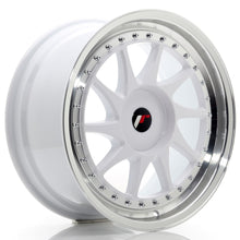 Carica l&#39;immagine nel visualizzatore di Gallery, Cerchio in Lega JAPAN RACING JR26 18x8.5 ET20-40 con foratura su misura White w/Machined Lip