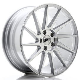 Cerchio in Lega JAPAN RACING JR22 18x8.5 ET40 5x112 Silver Machined Face