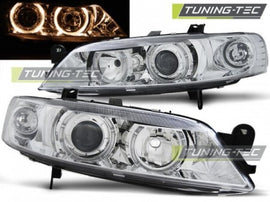 Fari Anteriori OPEL VECTRA B 99-02 ANGEL EYES CHROME