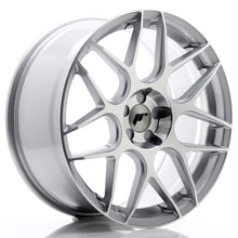 Load image into Gallery viewer, Cerchio in Lega JAPAN RACING JR18 19x8.5 ET20-42 5H con foratura su misura Silver Machined