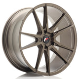 Cerchio in Lega JAPAN RACING JR21 21x10 ET15-48 5H con foratura su misura Matt Bronze