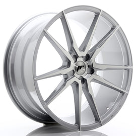 Cerchio in Lega JAPAN RACING JR21 22x10.5 ET15-52 5H con foratura su misura Silver