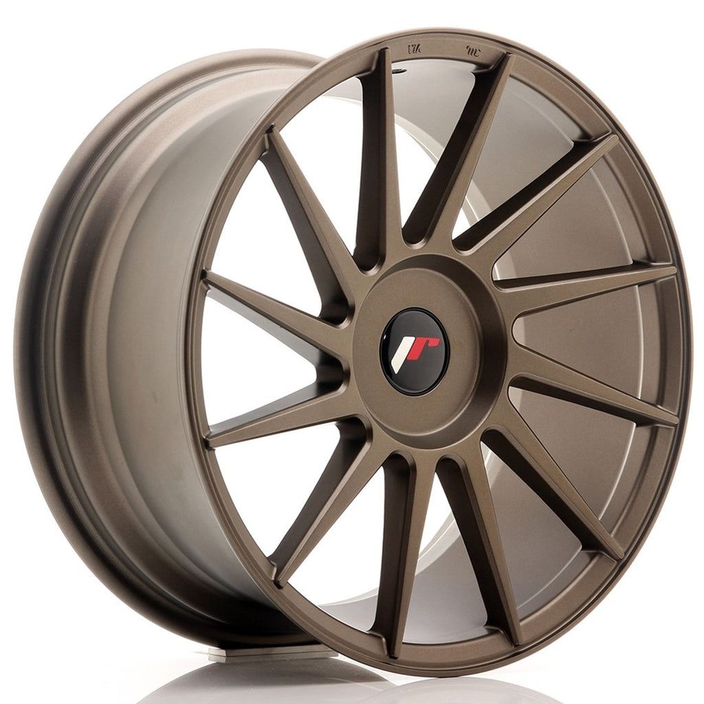 Cerchio in Lega JAPAN RACING JR22 18x8.5 ET40 con foratura su misura Matt Bronze