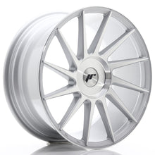 Carica l&#39;immagine nel visualizzatore di Gallery, Cerchio in Lega JAPAN RACING JR22 18x8.5 ET40 con foratura su misura Silver Machined Face