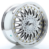 Cerchio in Lega JAPAN RACING JR9 17x7.5 ET20-35 con foratura su misura Chrome