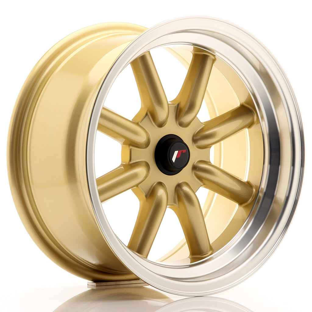 Cerchio in Lega JAPAN RACING JR19 16x8 ET-20-0 con foratura su misura Gold