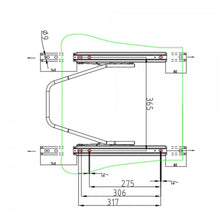 Carica l'immagine nel visualizzatore di Gallery, Slitta Sedile Racing SK-Import Universale 345-405 mm - foto 7