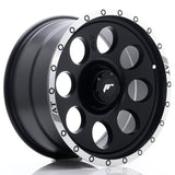 Cerchio in Lega JAPAN RACING JRX4 18x9 ET0-20 6H con foratura su misura Matt Black w/Machined Lip