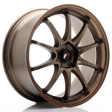 Load image into Gallery viewer, Cerchio in Lega JAPAN RACING JR5 19x8.5 ET43 5H con foratura su misura Dark Anodized Bronze