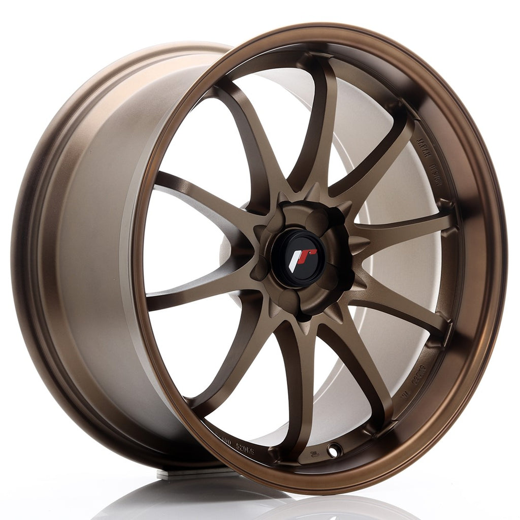 Cerchio in Lega JAPAN RACING JR5 19x9.5 ET12-36 5H con foratura su misura Dark Anodized Bronze