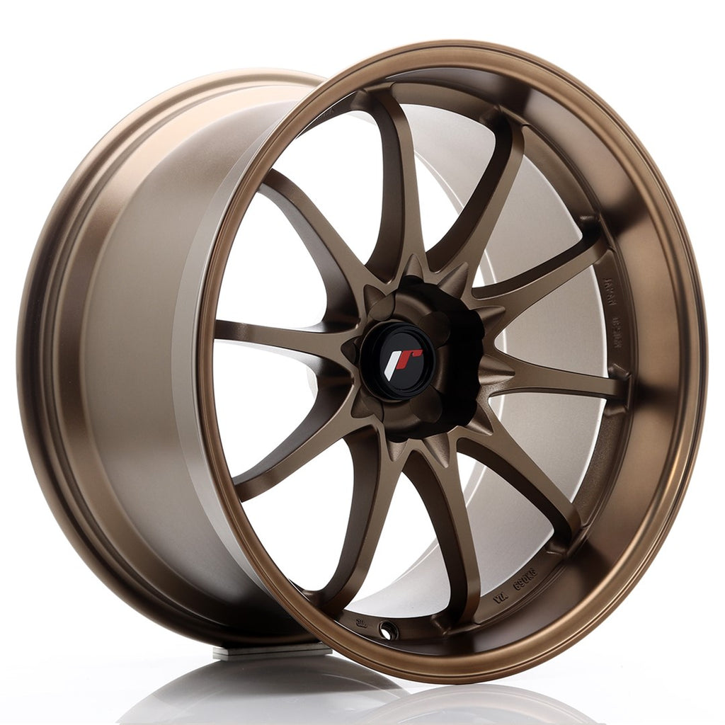 Cerchio in Lega JAPAN RACING JR5 19x10.5 ET12 5H con foratura su misura Dark Anodized Bronze