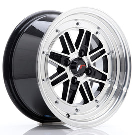 Cerchio in Lega JAPAN RACING JR31 15x7.5 ET20 4x100 Gloss Black Machined Face