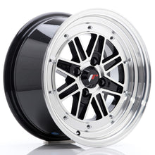Carica l'immagine nel visualizzatore di Gallery, Cerchio in Lega JAPAN RACING JR31 15x7.5 ET20 4x100 Gloss Black Machined Face