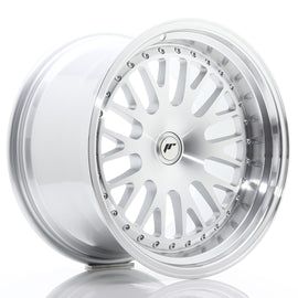 Cerchio in Lega JAPAN RACING JR10 18x10.5 ET12-25 con foratura su misura Silver Machined Face