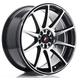 Cerchio in Lega JAPAN RACING JR11 18x8.5 ET30 5x114/120 Black Machined