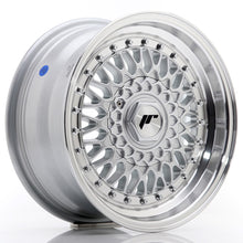 Carica l'immagine nel visualizzatore di Gallery, Cerchio in Lega JAPAN RACING JR9 15x7 ET20 4x100/108 Silver w/ Machined Lip+Silver Rivets