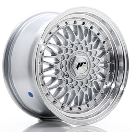 Cerchio in Lega JAPAN RACING JR9 16x8 ET25 4x100/108 Silver w/ Machined Lip+Silver Rivets