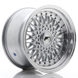 Cerchio in Lega JAPAN RACING JR9 16x9 ET20 4x100/108 Silver w/ Machined Lip+Silver Rivets