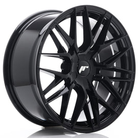 Cerchio in Lega JAPAN RACING JR28 18x8,5 ET20-40 5H con foratura su misura Gloss Black