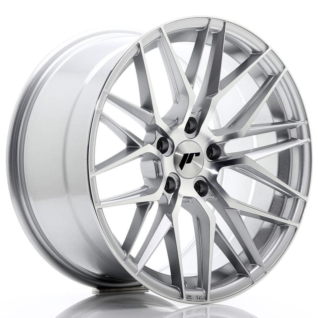 Cerchio in Lega JAPAN RACING JR28 18x9.5 ET35 5x120 Silver Machined Face