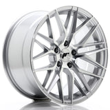 Cerchio in Lega JAPAN RACING JR28 18x9.5 ET35 5x120 Silver Machined Face