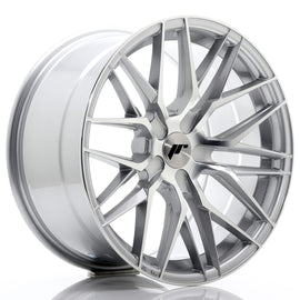Cerchio in Lega JAPAN RACING JR28 18x9,5 ET20-40 5H con foratura su misura Silver Machined Face