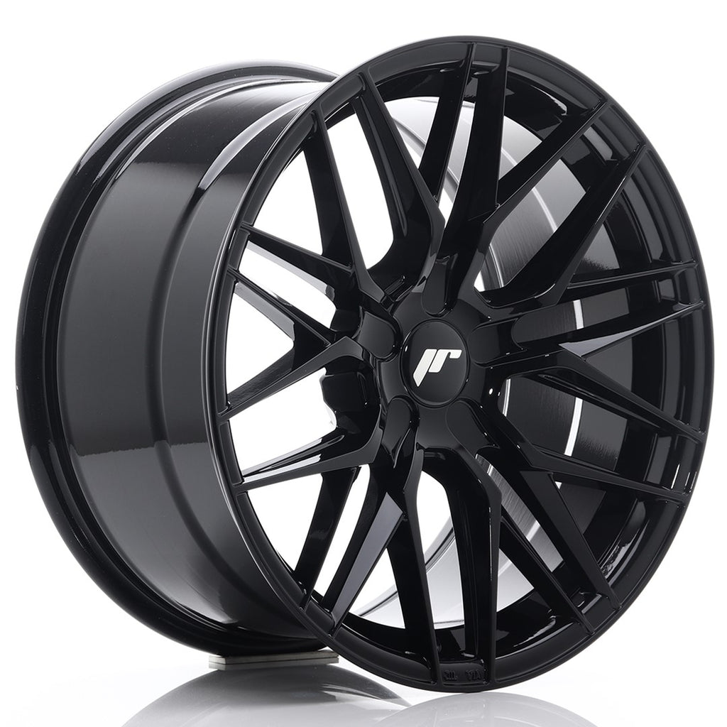 Cerchio in Lega JAPAN RACING JR28 18x9,5 ET20-40 5H con foratura su misura Gloss Black
