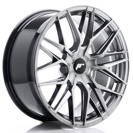 Cerchio in Lega JAPAN RACING JR28 19x8,5 ET20-40 5H con foratura su misura Hyper Black