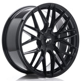 Cerchio in Lega JAPAN RACING JR28 19x8.5 ET20-40 5H con foratura su misura Gloss Black