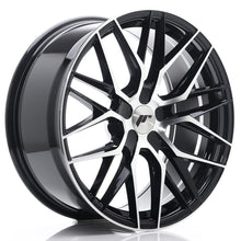 Load image into Gallery viewer, Cerchio in Lega JAPAN RACING JR28 19x8.5 ET20-40 5H con foratura su misura Gloss Black Machined Face