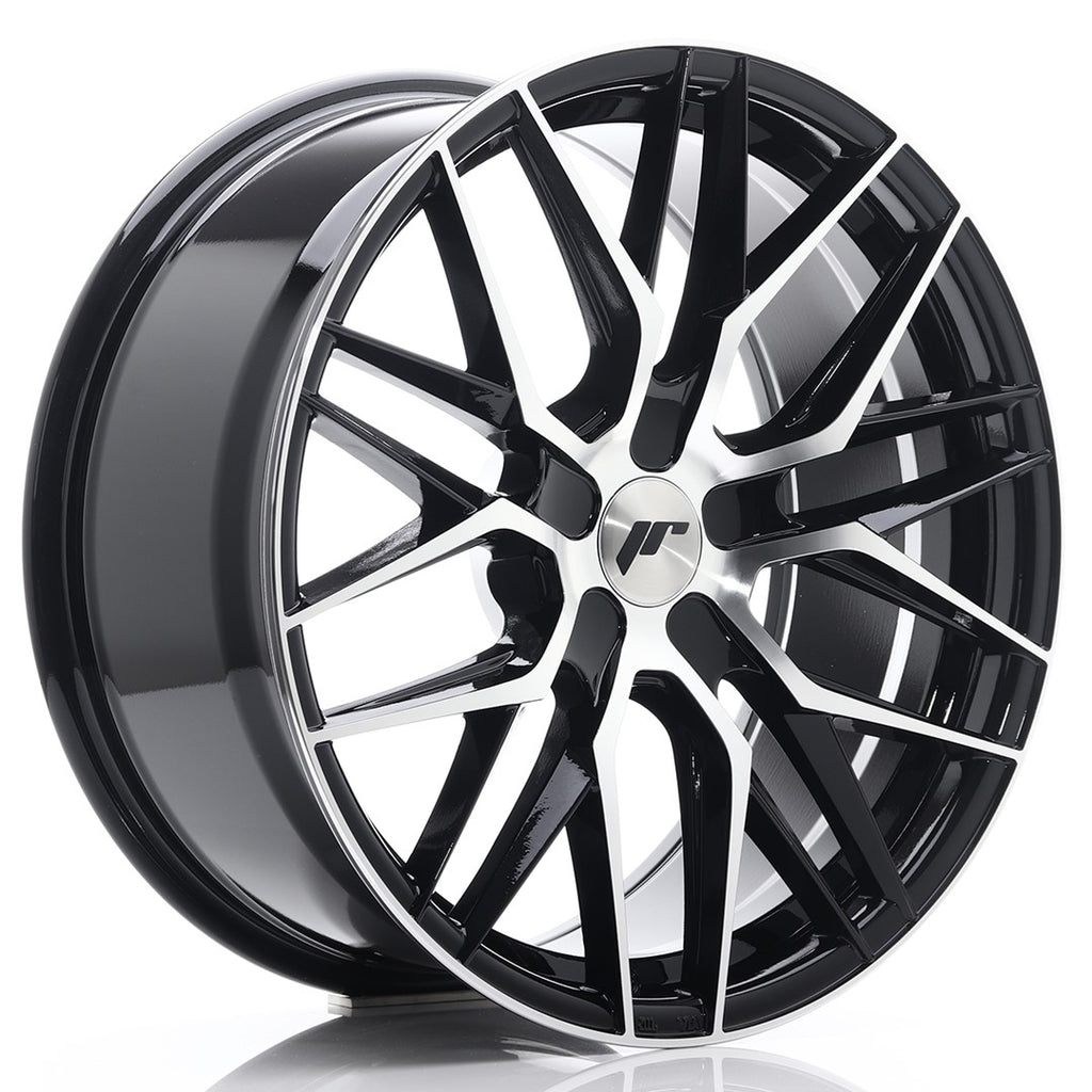 Cerchio in Lega JAPAN RACING JR28 19x8,5 ET40 5x114,3 Gloss Black Machined